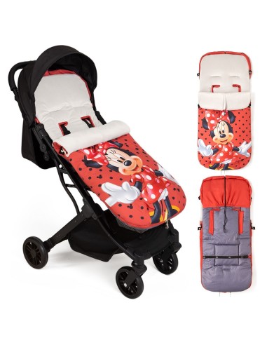 Saco carro Minnie Topos 2x1 Interbaby