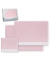 2x1 Juego de sábanas cuna coralina estrella luna rosa