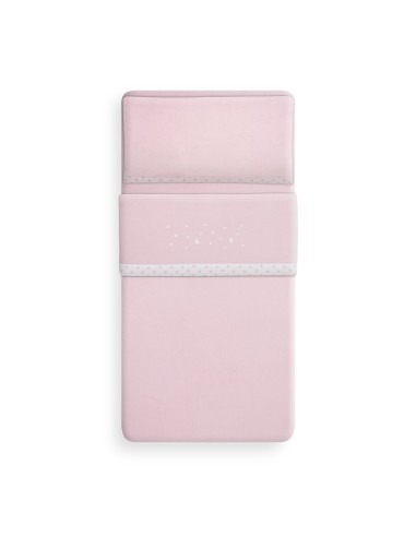 2x1 Juego de sábanas cuna coralina estrella luna rosa