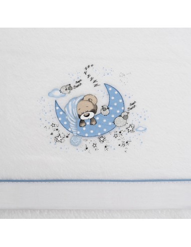 2x1 Juego de sábanas cuna coralina mod new sleeping bco/azul