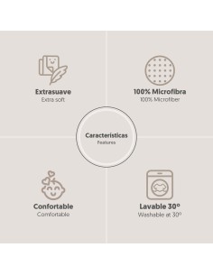 2x1 Juego de sábanas minicuna coralina estampado jirafa elefante bco/gris 2