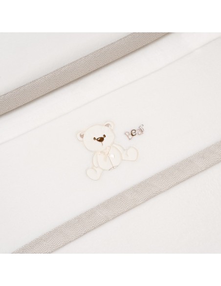 2x1 Juego de sábanas minicuna coralina mod. oso lazo beig