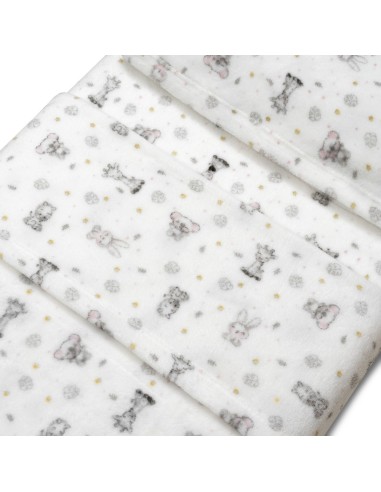 2x1 Juego de sábanas minicuna coralina estampado koala bco/rosa