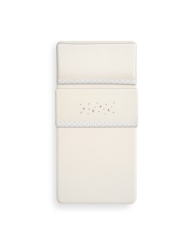 2x1 Juego de sábanas cuna coralina estrella luna beig