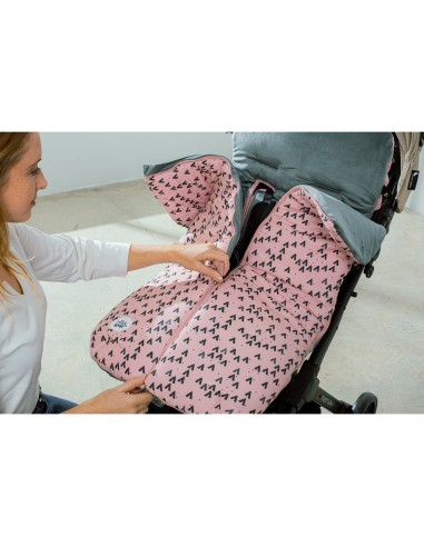 Saco universal Montan Rosa 2x1 Interbaby