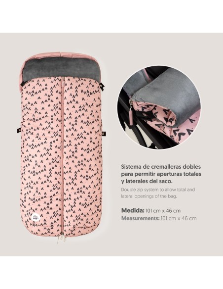Saco universal Montan Rosa 2x1 Interbaby
