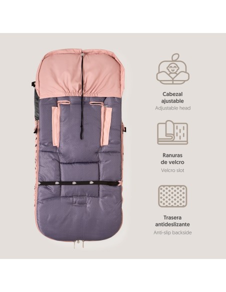 Saco universal Montan Rosa 2x1 Interbaby