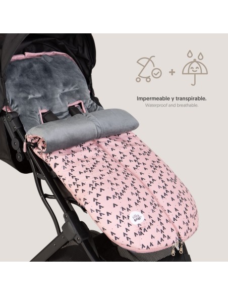 Saco universal Montan Rosa 2x1 Interbaby