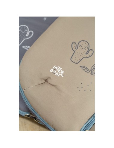 Cactus Gris 2x1 – Saco carro Interbaby