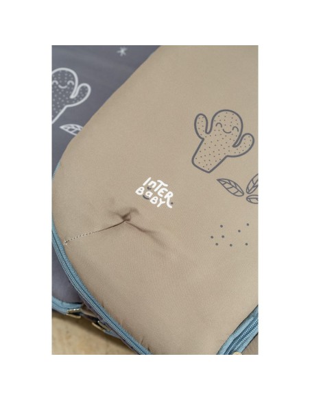 Cactus Gris 2x1 – Saco carro Interbaby