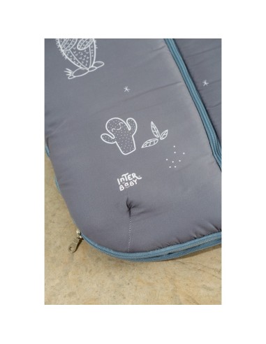 Cactus Gris 2x1 – Saco carro Interbaby
