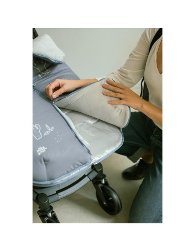 Cactus Gris 2x1 – Saco carro Interbaby