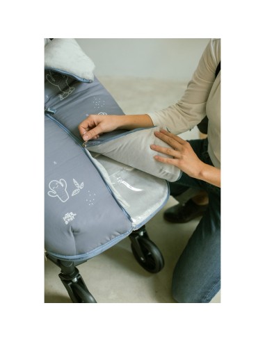 Cactus Gris 2x1 – Saco carro Interbaby