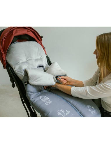 Cactus Gris 2x1 – Saco carro Interbaby
