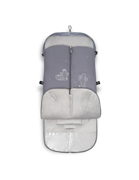 Cactus Gris 2x1 – Saco carro Interbaby