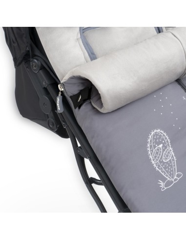 Cactus Gris 2x1 – Saco carro Interbaby