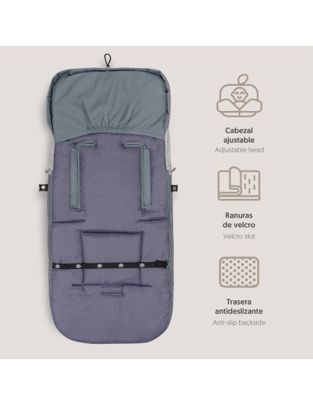 Cactus Gris 2x1 – Saco carro Interbaby